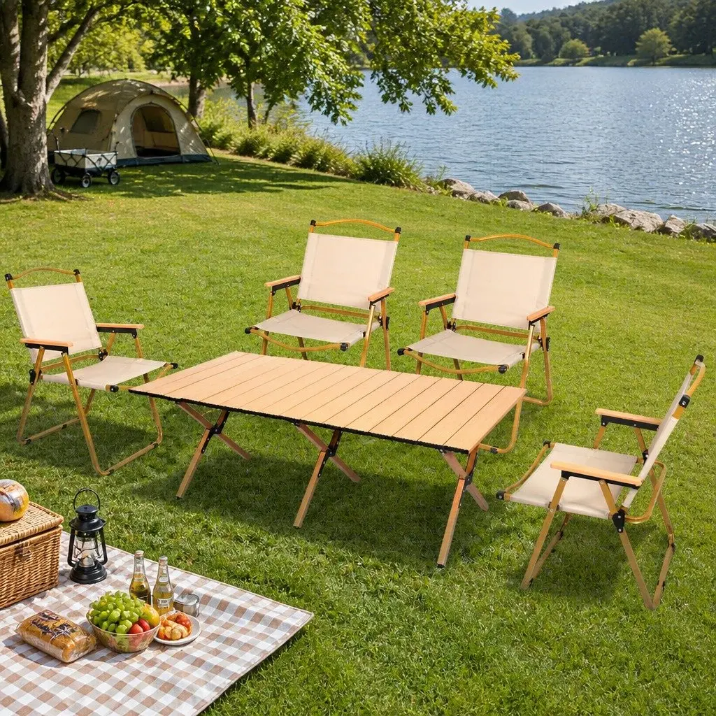 Folding Camping Table and Chair Set