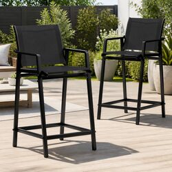Durable Outdoor Bar Stools Set for Stylish Patios