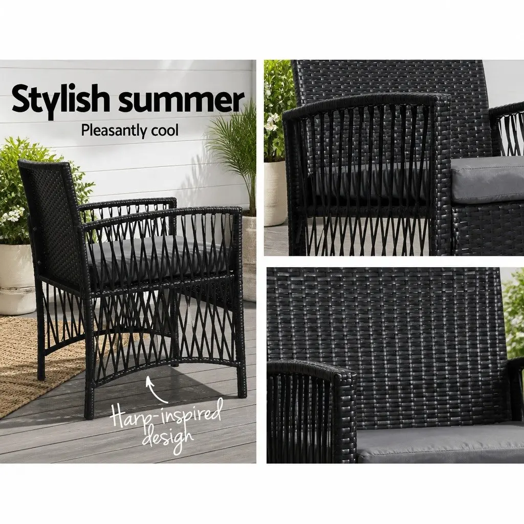 3 Piece Bistro Set for Outdoor Spaces