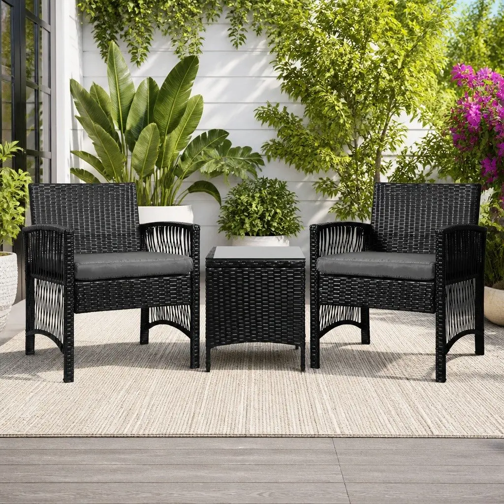 3 Piece Bistro Set for Outdoor Spaces