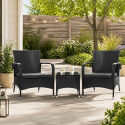 Stylish 3-Piece Bistro Set for Outdoor Spaces