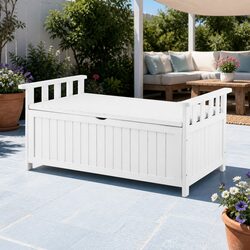 Durable Outdoor Storage Bench Box for Garden and Patio