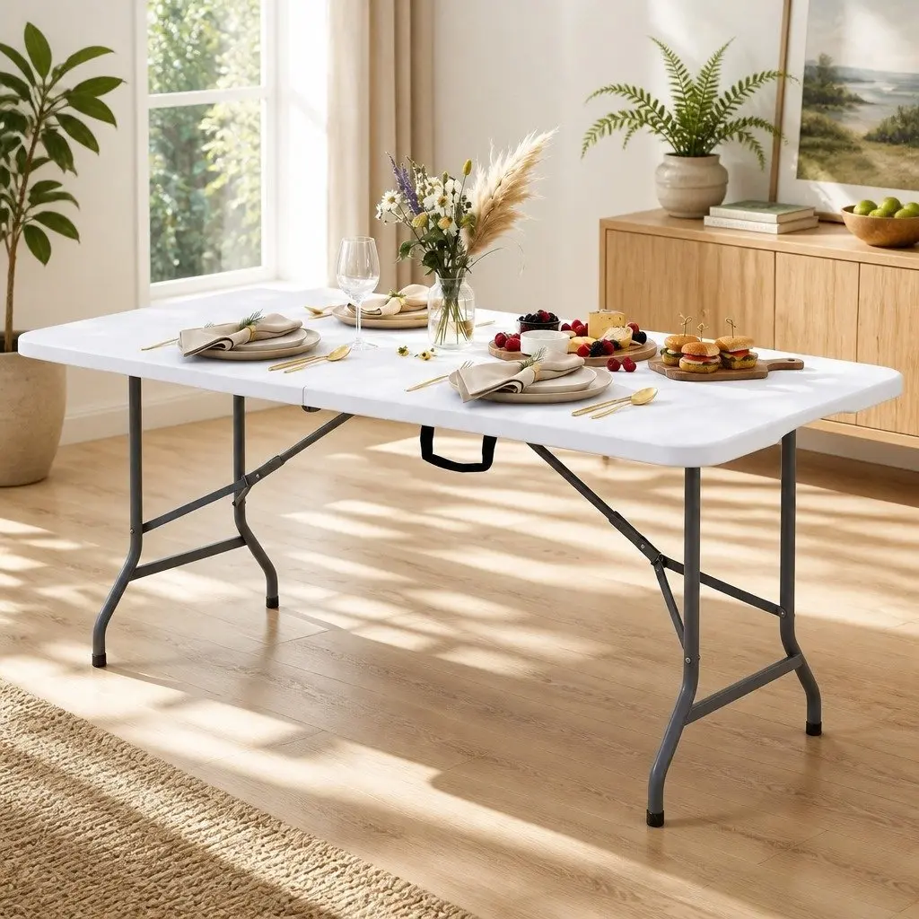 Portable Folding Table 180cm for Events and Camping