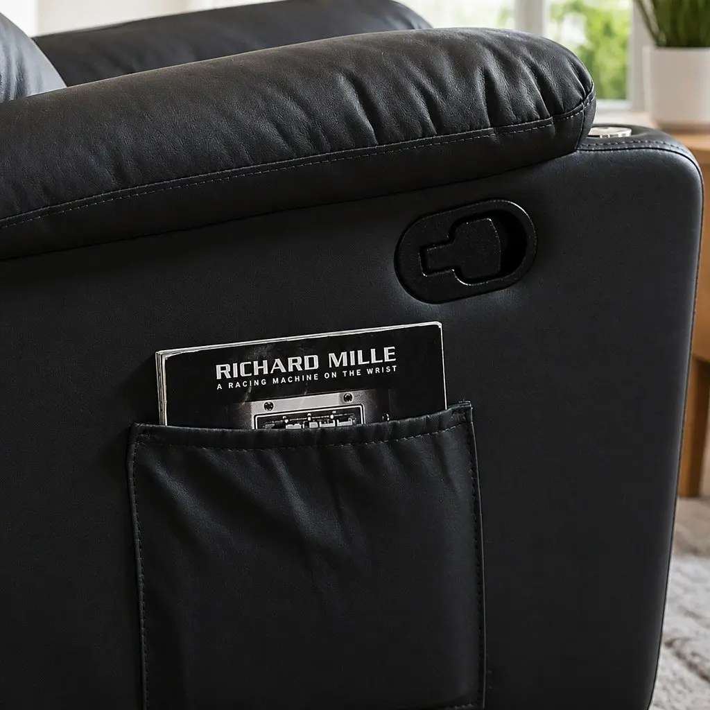 Heated Massage Recliner with 360° Swivel
