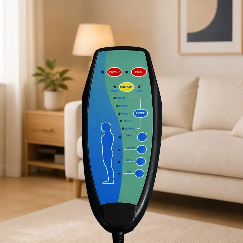 Heated Massage Recliner with 360° Swivel