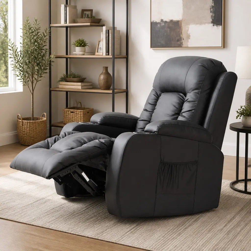 Electric Massage Recliner with 8 Point Heat