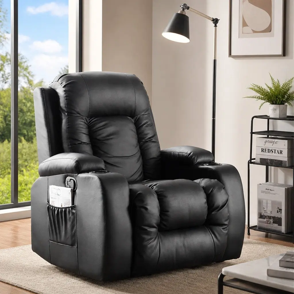 Electric Massage Recliner with 8 Point Heat
