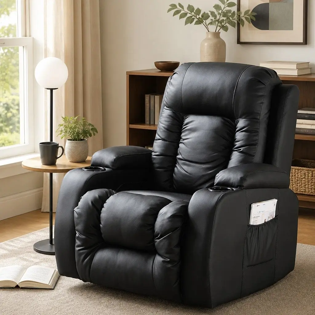 Electric Massage Recliner with 8 Point Heat