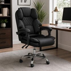 Executive Gaming Chair with Ergonomic Design and Recline