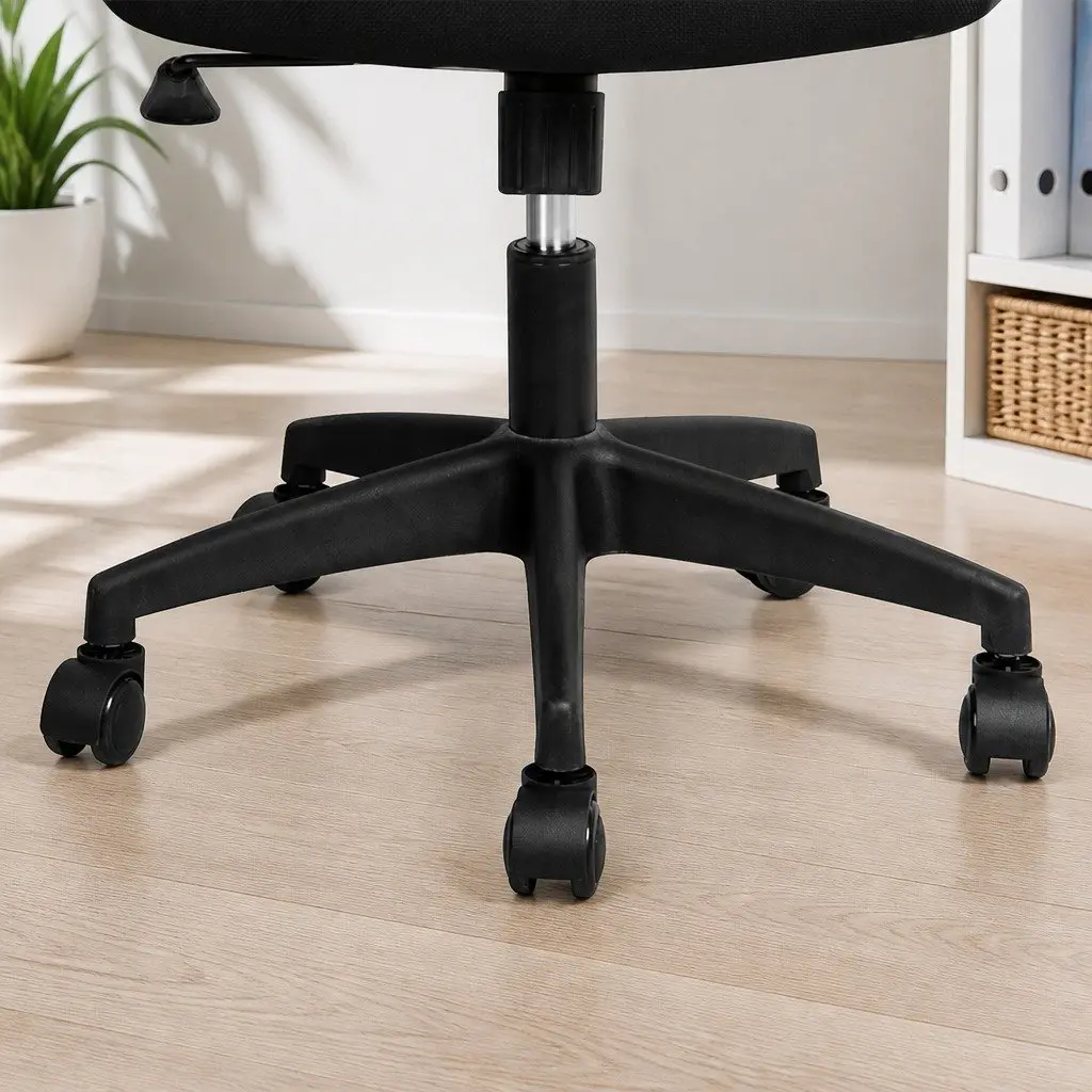 Office Chair Mesh Ergonomic Adjustable Height Black