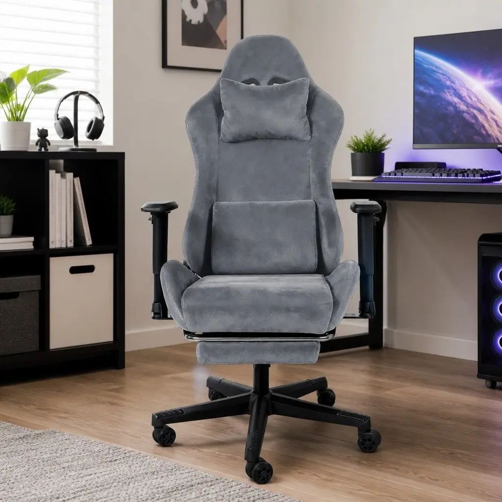 High-Back Gaming Office Chair with Reclining Feature