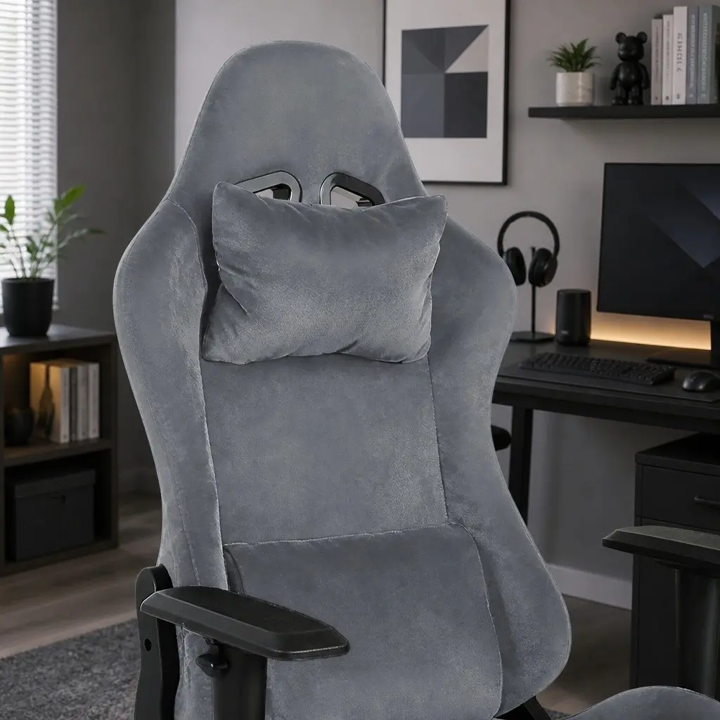 High-Back Gaming Office Chair with Reclining Feature