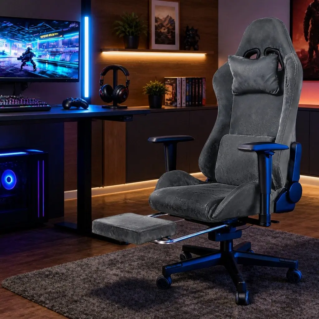 High-Back Gaming Office Chair with Reclining Feature
