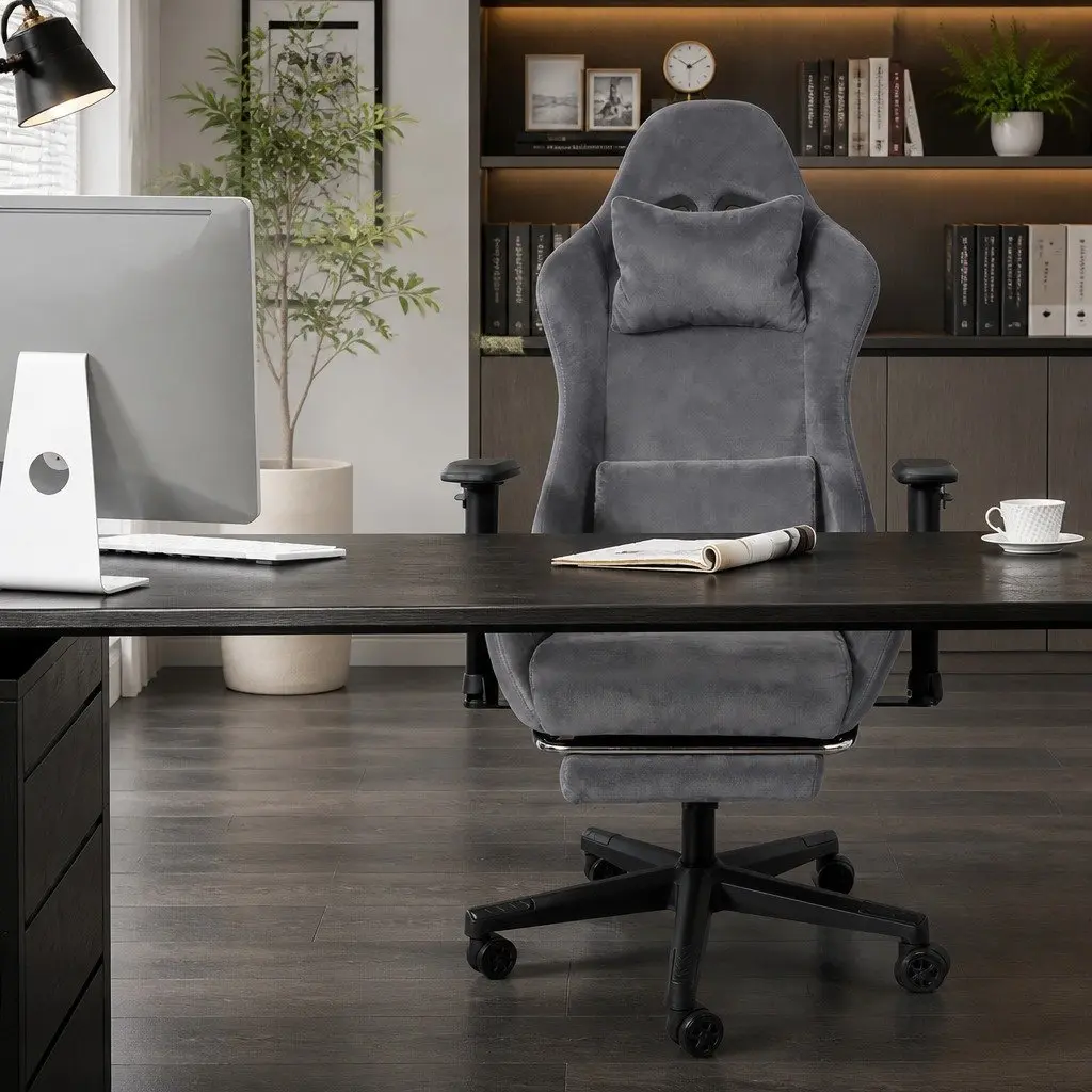 High-Back Gaming Office Chair with Reclining Feature