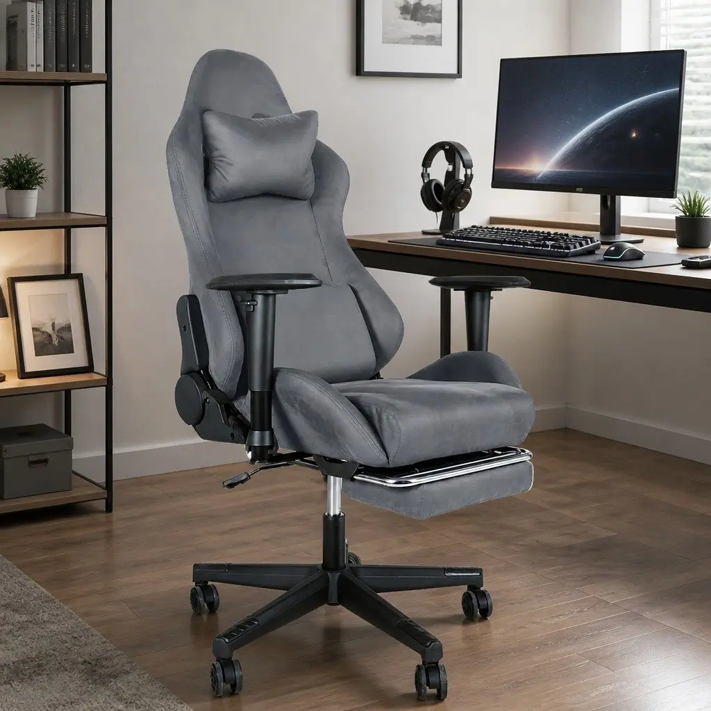 High-Back Gaming Office Chair with Reclining Feature