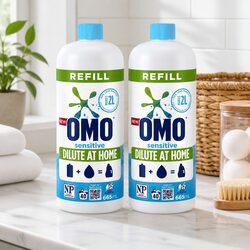 Sensitive Laundry Liquid Refill 665mL Dilute at Home Concentrated Cleaning