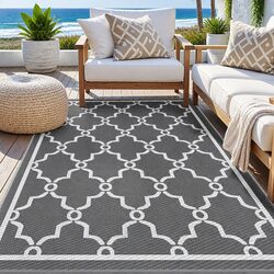 Reversible Outdoor Rug 152x244cm for Patio and Garden