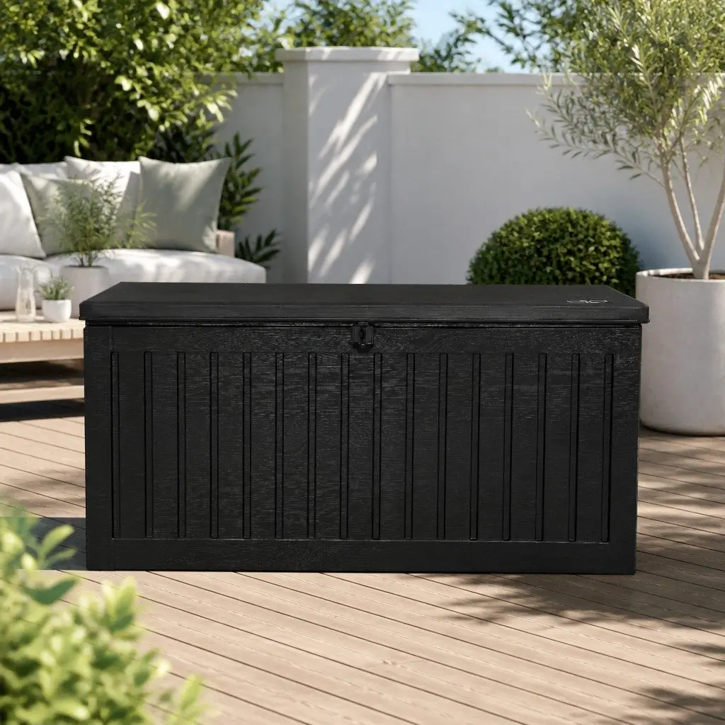 Lockable Garden Bench Container with 270L Capacity
