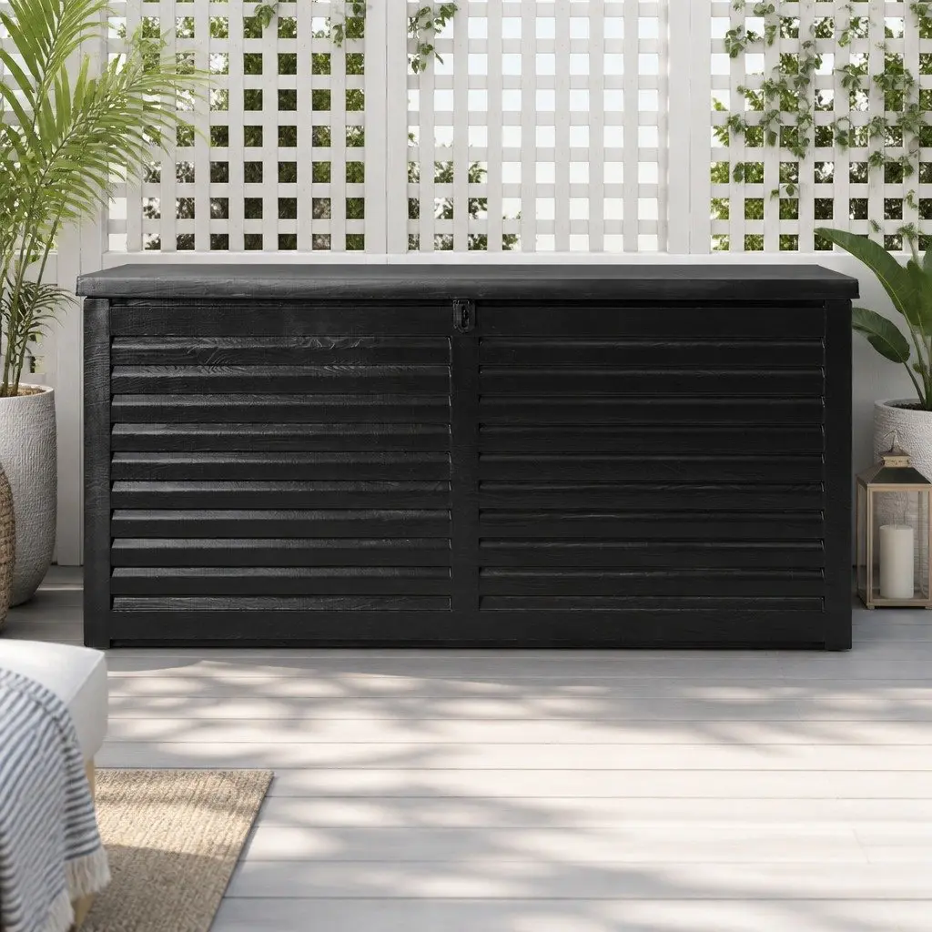 Outdoor Storage Box 490L for Garden and Tools