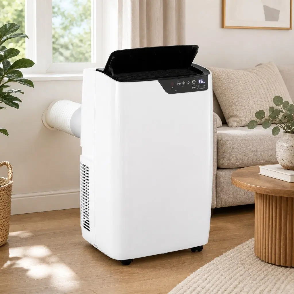 Portable Air Conditioner 12000BTU Dehumidifier Fan Remote Control White