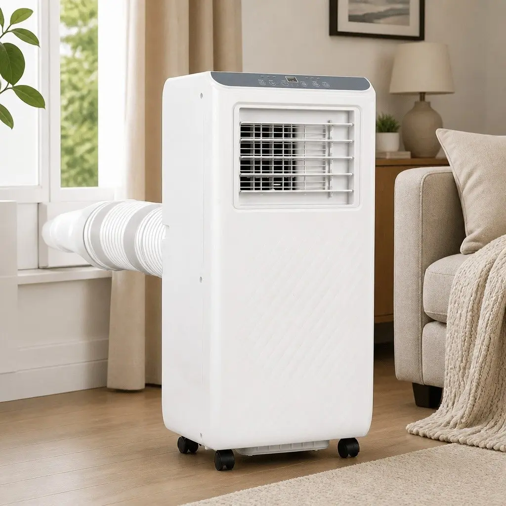 Portable Air Conditioner 7000BTU Dehumidifier Fan 3-in-1 Unit White