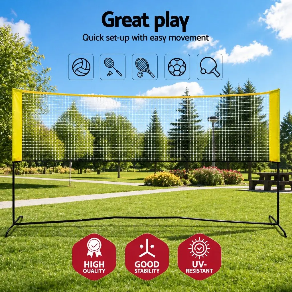 Adjustable 10ft Portable Pickleball and Badminton Net