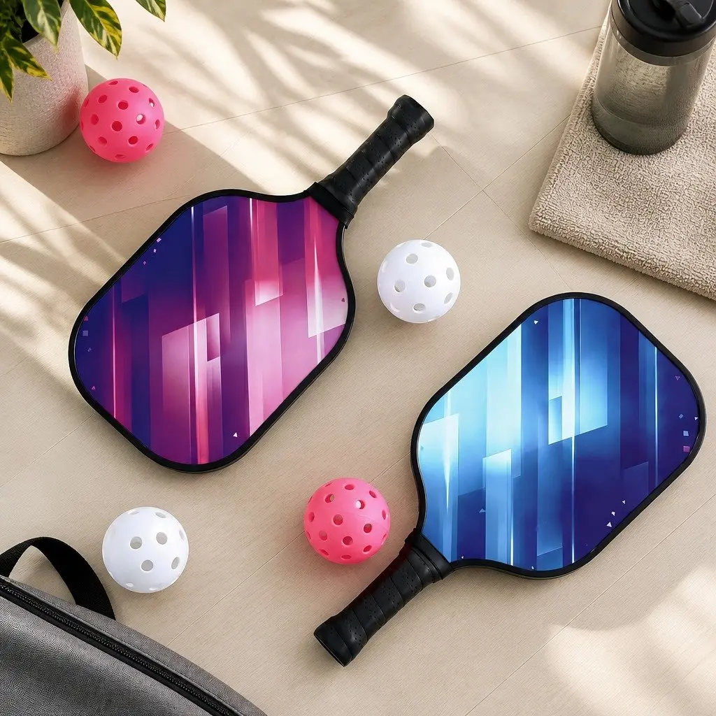 Honeycomb Core Pickleball Paddle Set with Storage Bag