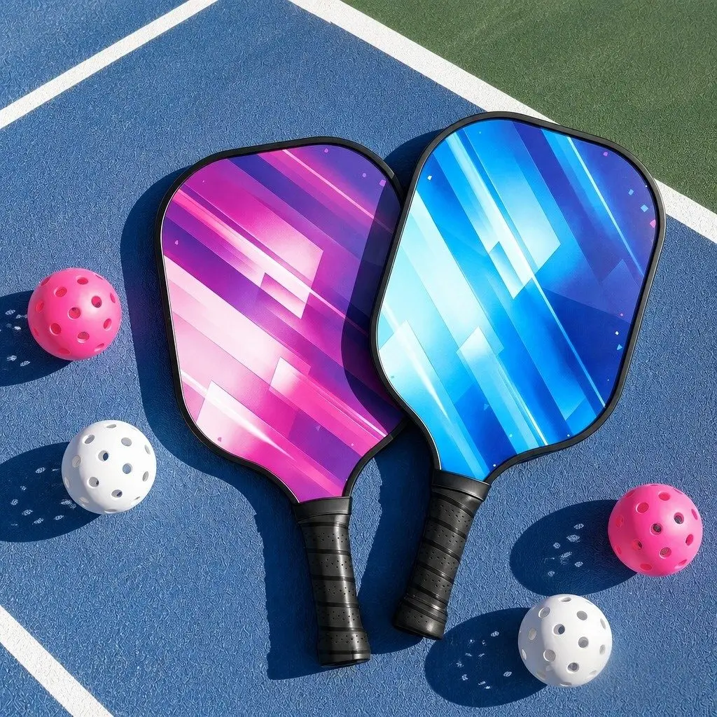 Honeycomb Core Pickleball Paddle Set with Storage Bag