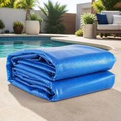 Durable 500 Micron Solar Pool Cover 9.5 x 5M Blue LDPE