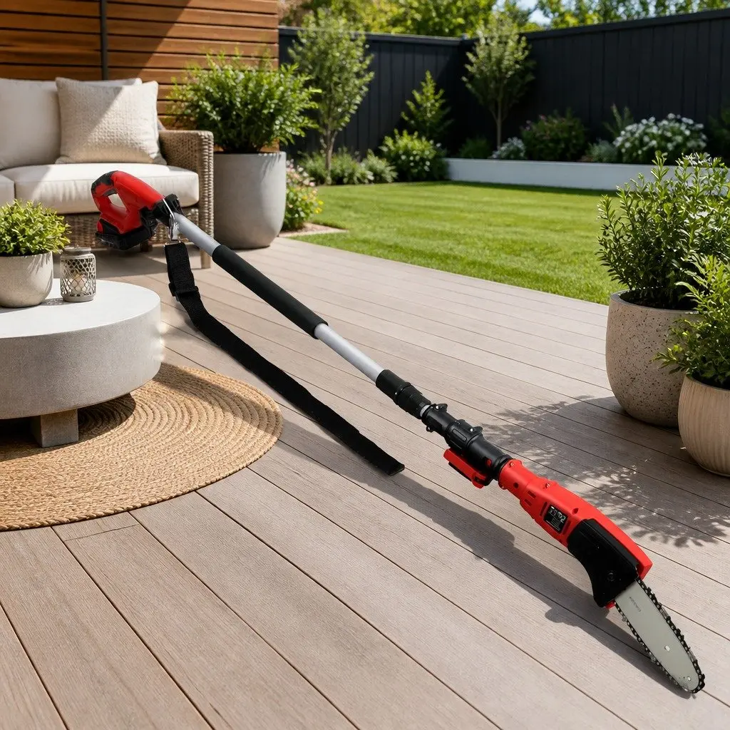 20V Lithium Battery Cordless Pole Chainsaw with 8 Inch Bar