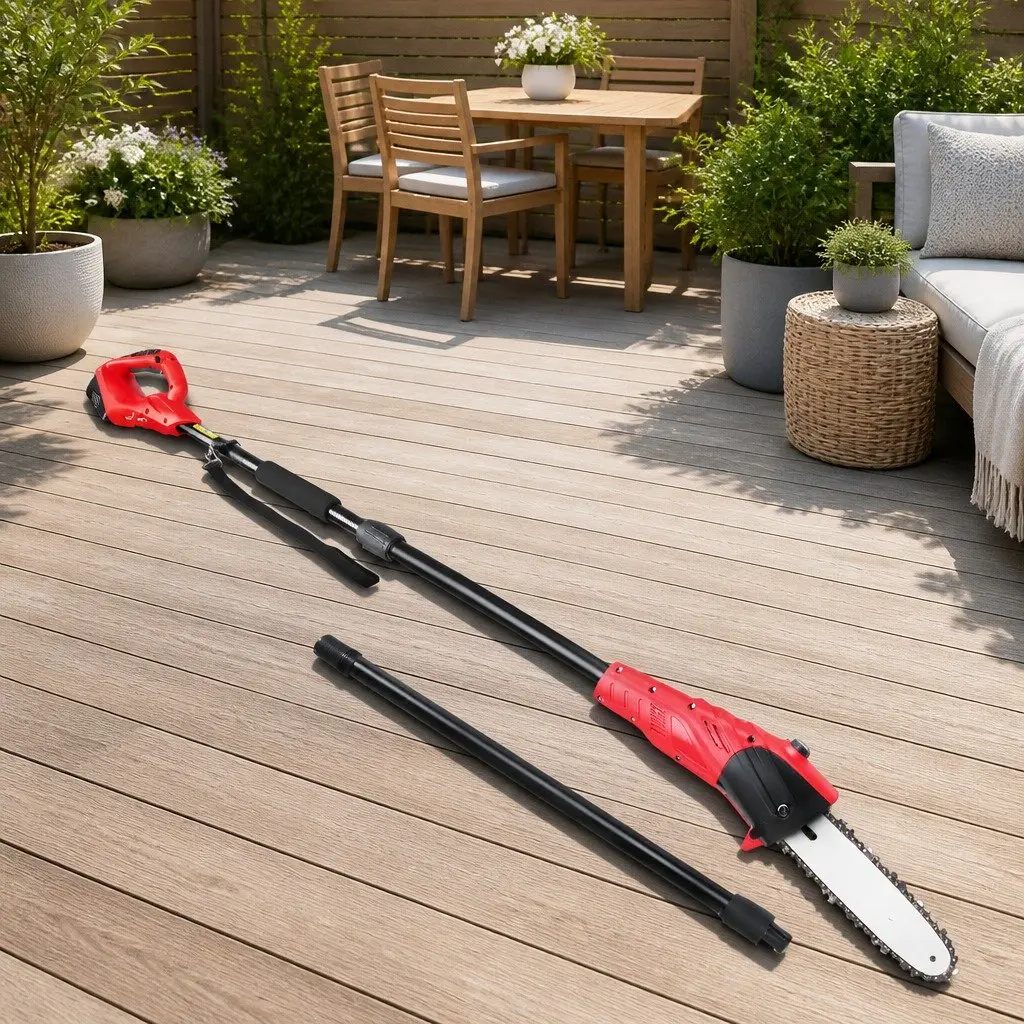 20V Cordless Pole Chainsaw with 8 Inch Blade
