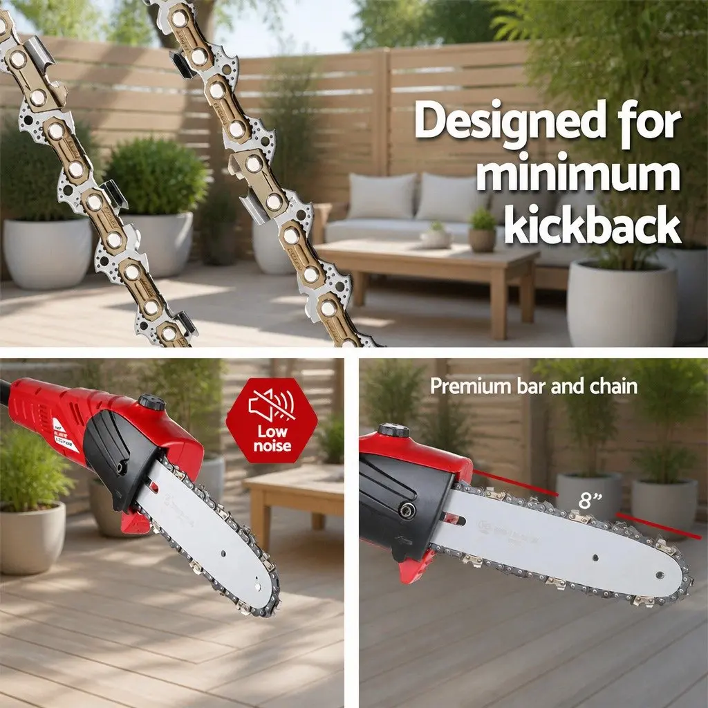 20V Cordless Pole Chainsaw with 8 Inch Blade