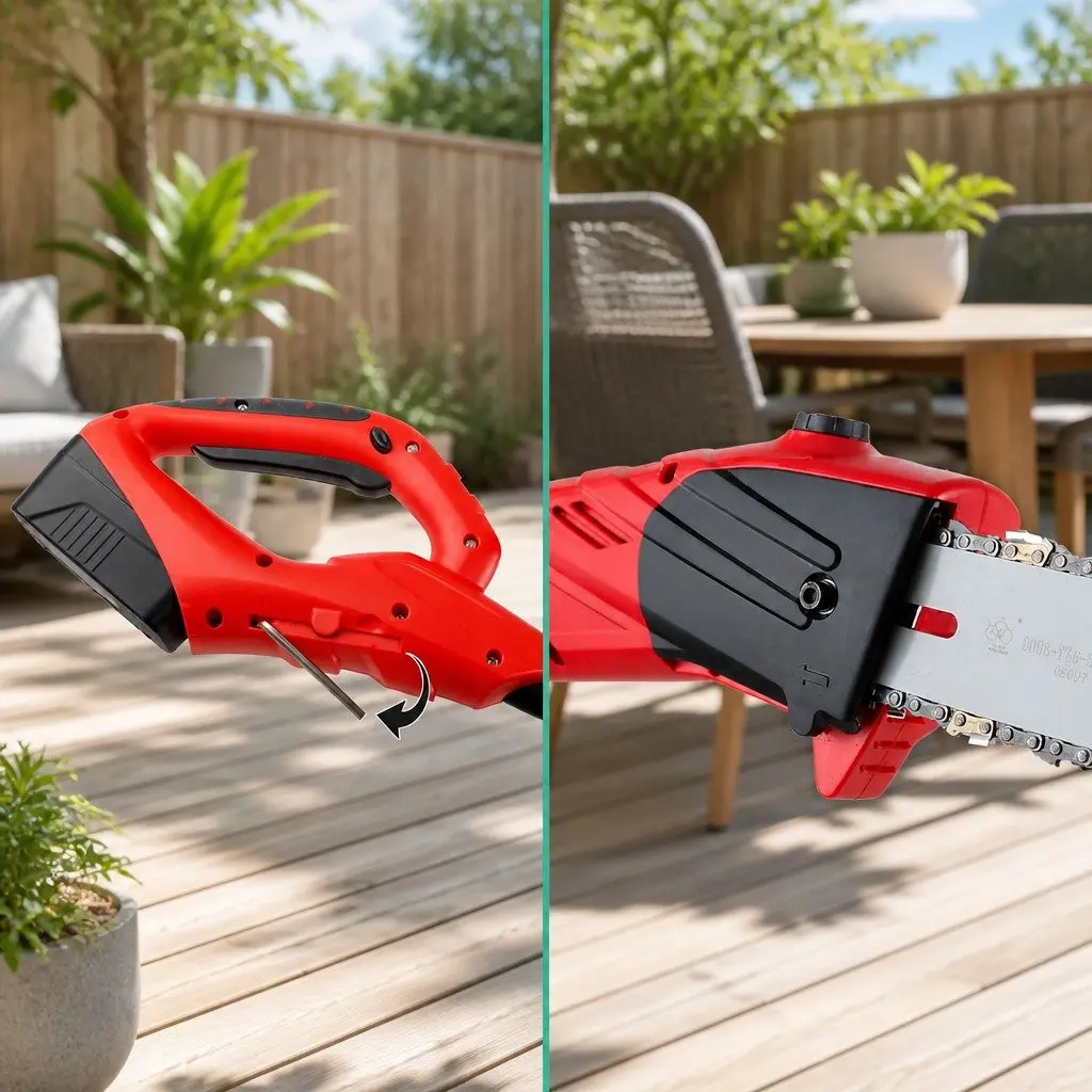 20V Cordless Pole Chainsaw with 8 Inch Blade