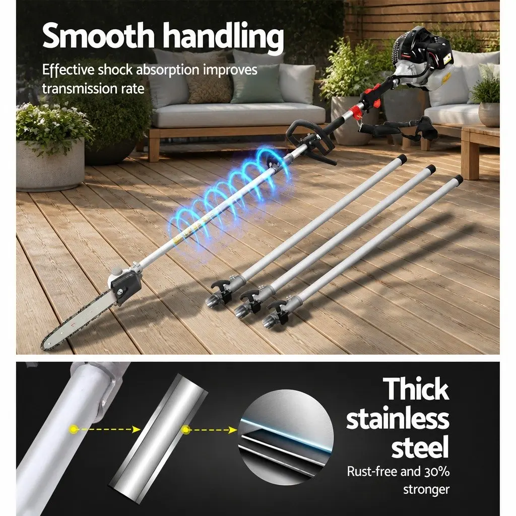 Extension Pole Chainsaw Hedge Trimmer for High Reach Tasks