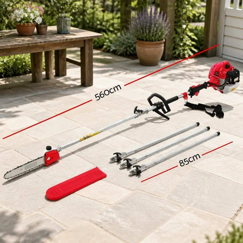 Pole Chainsaw Petrol 65CC 12in Red or Black