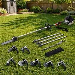 62CC 9-in-1 Petrol Garden Tool with High-Quality Features