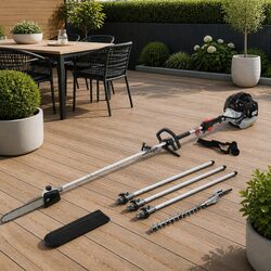 Premium 62CC 2-in-1 Pole Chainsaw Hedge Trimmer