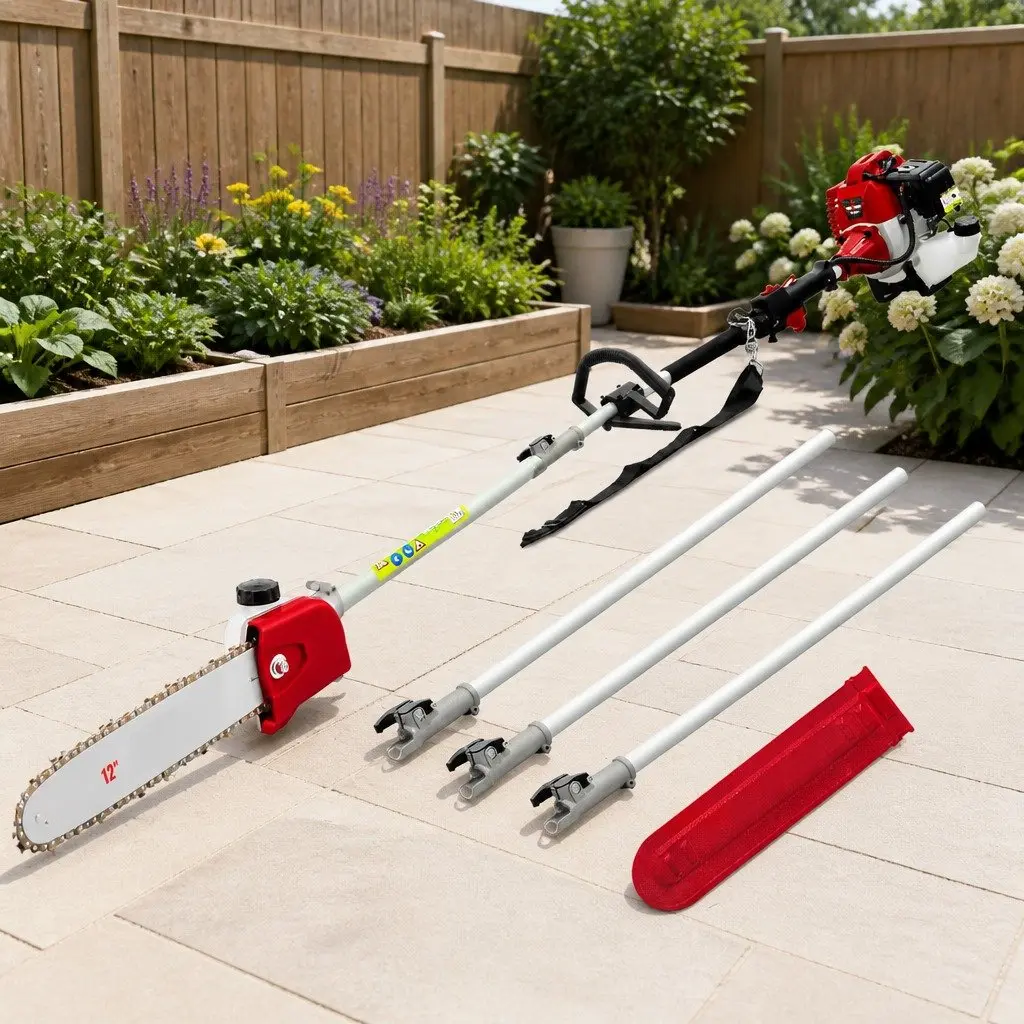 52cc Petrol Chainsaw with 12 Inch Bar for Tree Pruning