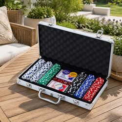 Quality 300pcs Poker Chips Set for Casino Nights