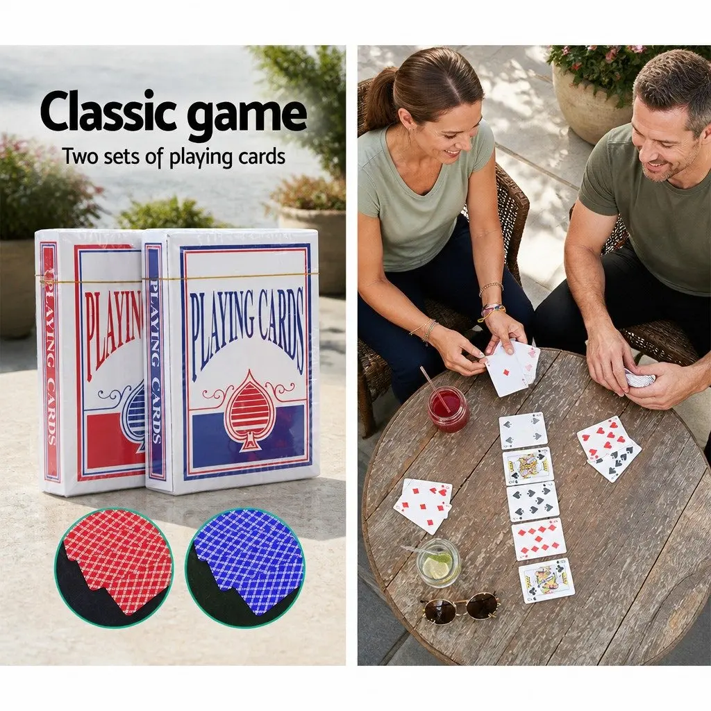 Poker Chips Set PS Plastic 300 Piece Multi Colour with Aluminium Case