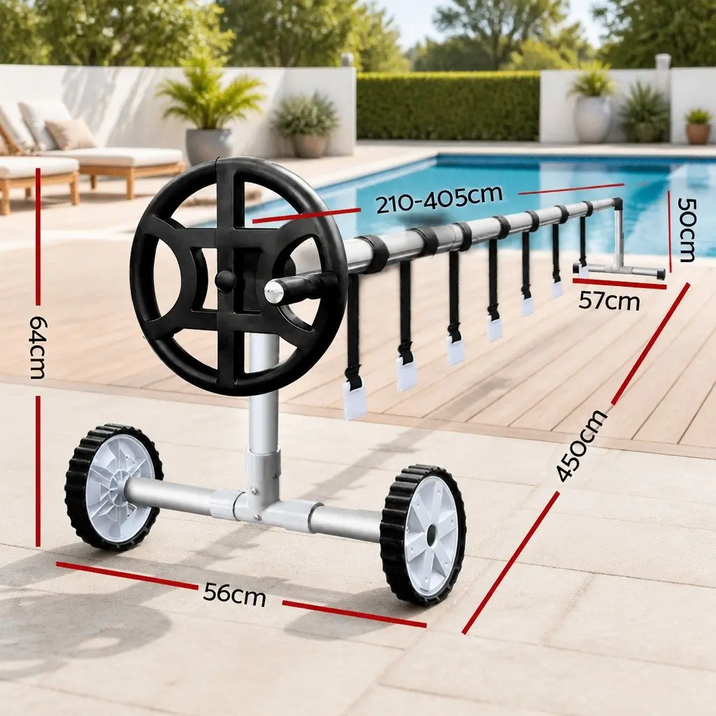 10x4m Solar Pool Cover with Aluminium Roller