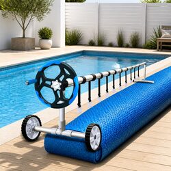 Durable 10x4m Solar Pool Cover with Aluminium Roller