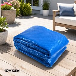 Pool Cover 10x4m 500 Micron Solar Blanket with Aluminium Roller System Portable