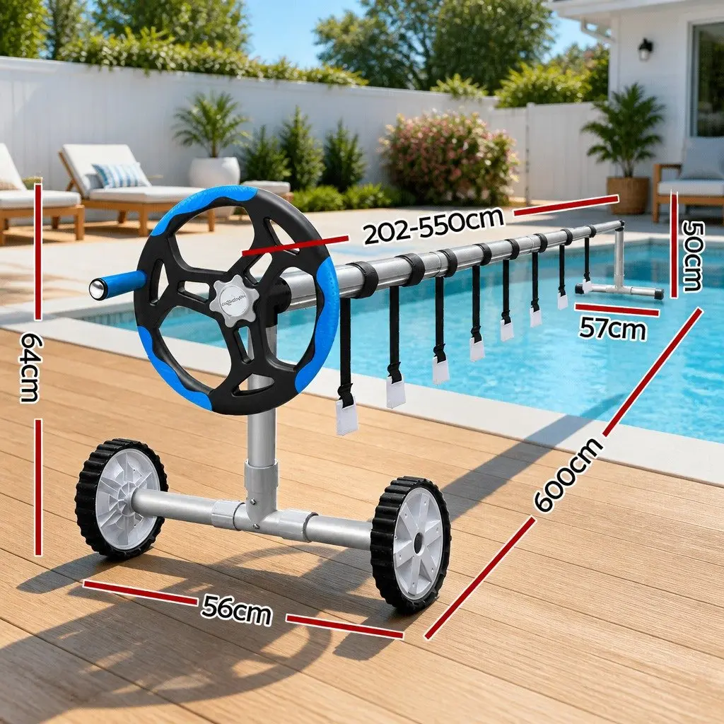 10.5x4.2m 500 Micron Solar Pool Cover & Roller