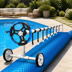 Durable 11x4.8m Solar Pool Cover with Aluminium Roller