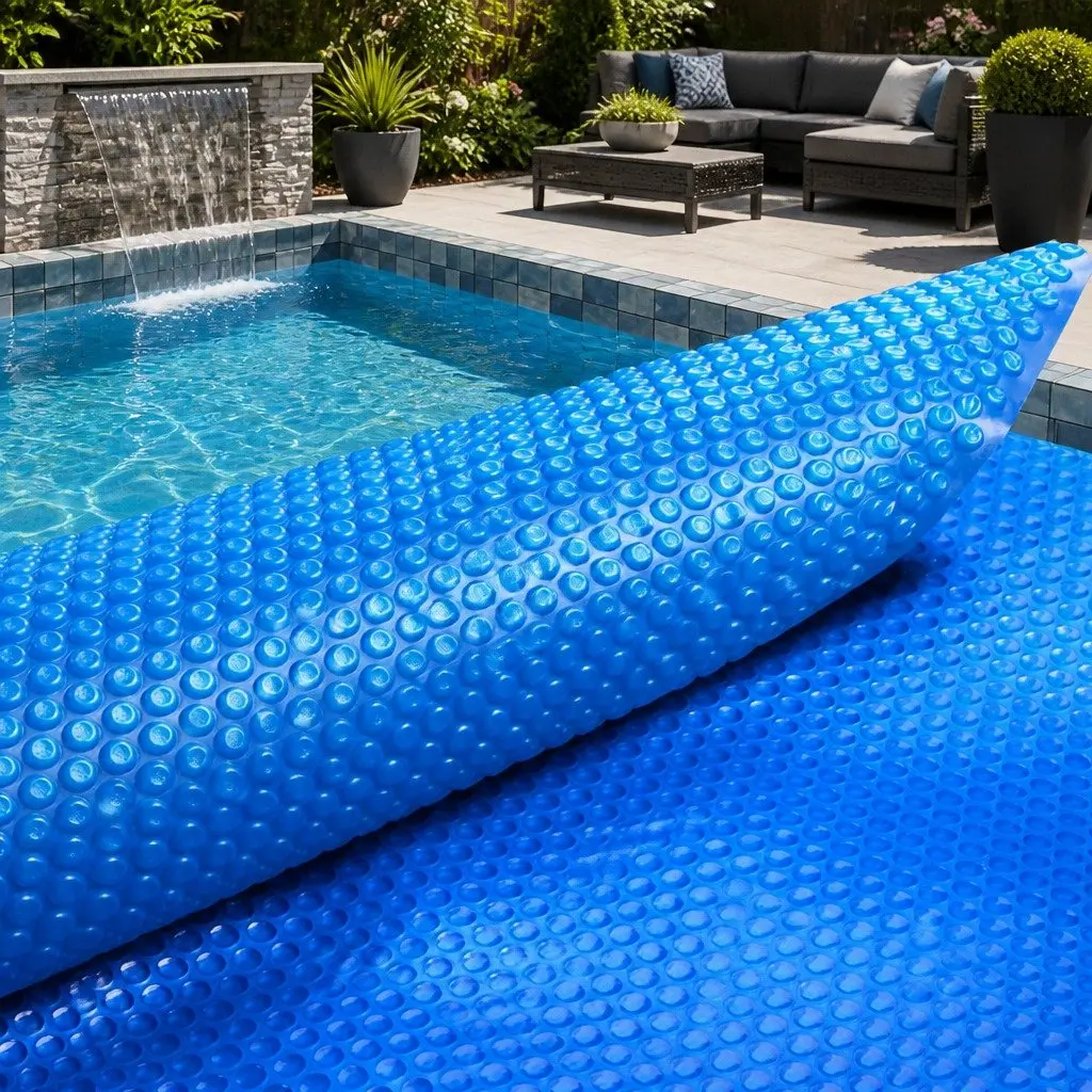 500 Micron Solar Pool Cover 11x4.8m Blue