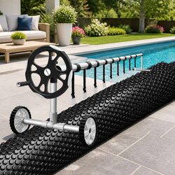 Durable Solar Pool Cover 11x4.8m with Aluminium Roller