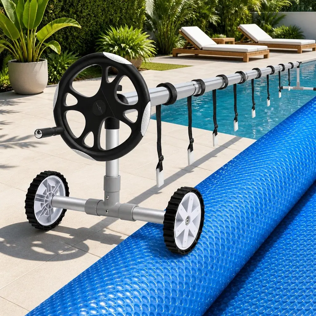 11x6.2m Solar Blanket Pool Cover with Roller