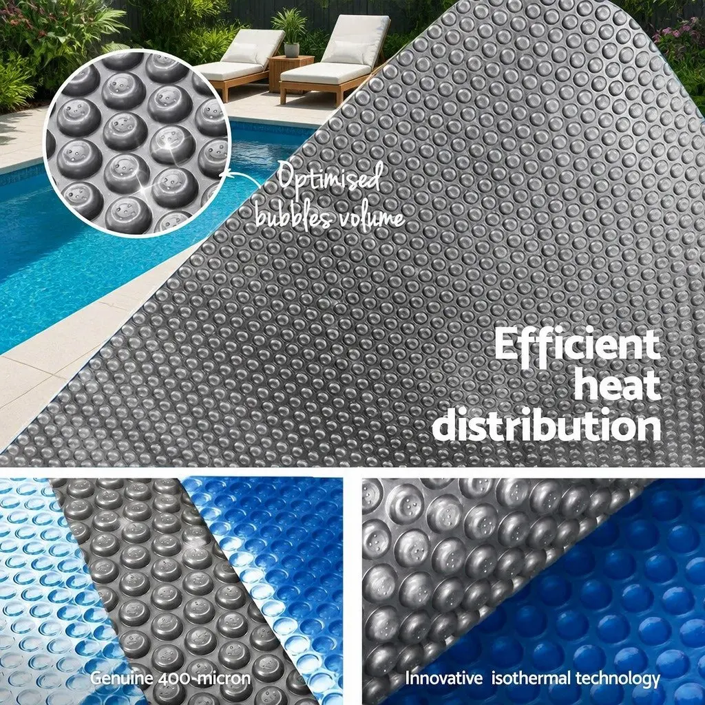 11x6.2m Solar Blanket Pool Cover with Roller