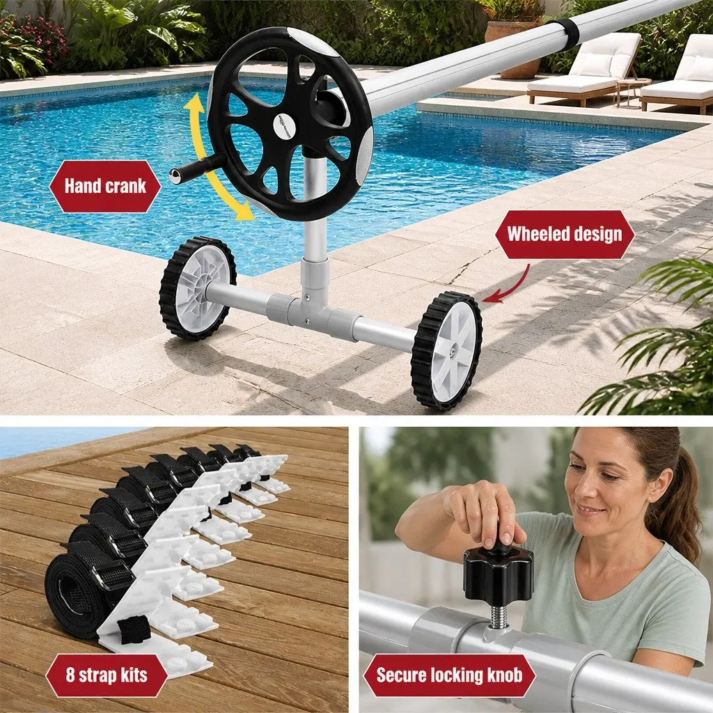 11x6.2m Solar Blanket Pool Cover with Roller